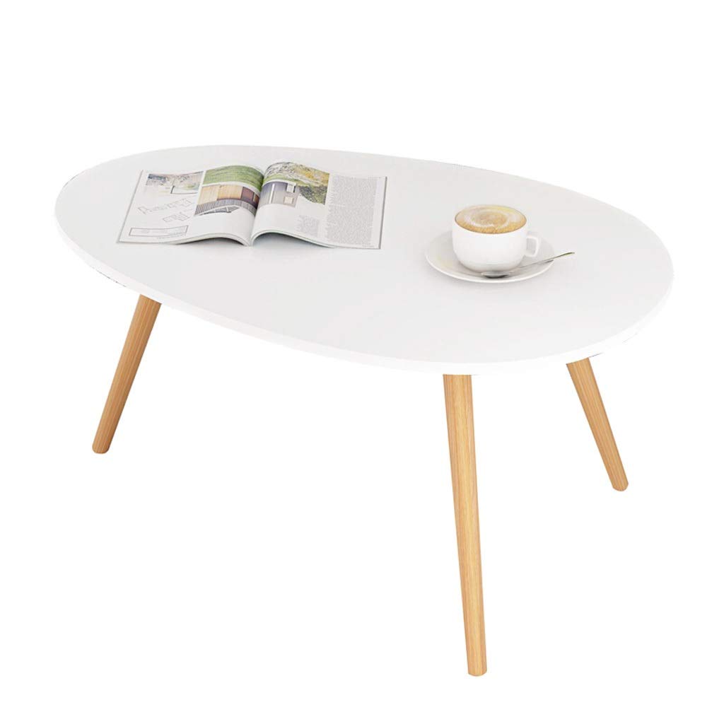 Nordic Minimalist Coffee Table - Simple Design Round Side Table for Living Room, Bedroom & Sofa | Small Modern Accent Table for Home Decor (Color: A) | Perfect for Coffee, Books & Bedside Essentials
