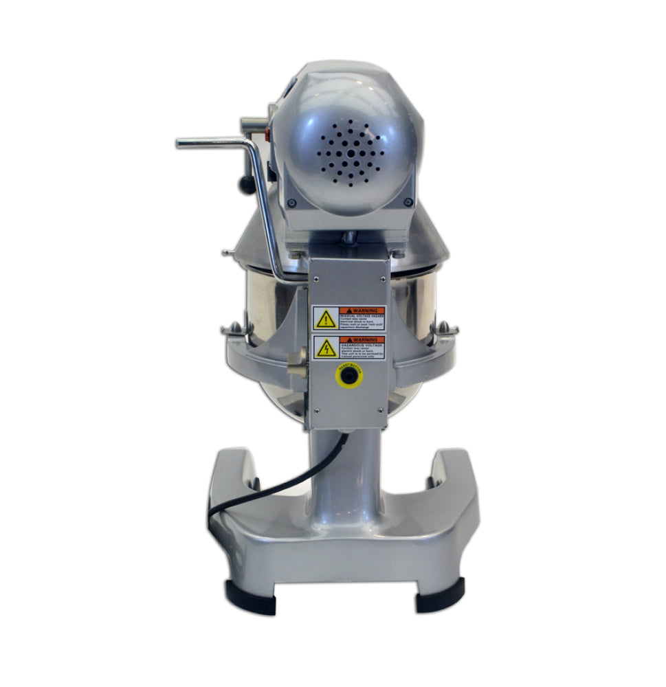 Atosa PPM 10 Heavy Duty 10 Quart Commercial Planetary Mixer - 750W 115V Electric Dough Mixer for Bakeries, Restaurants & Professional Kitchens