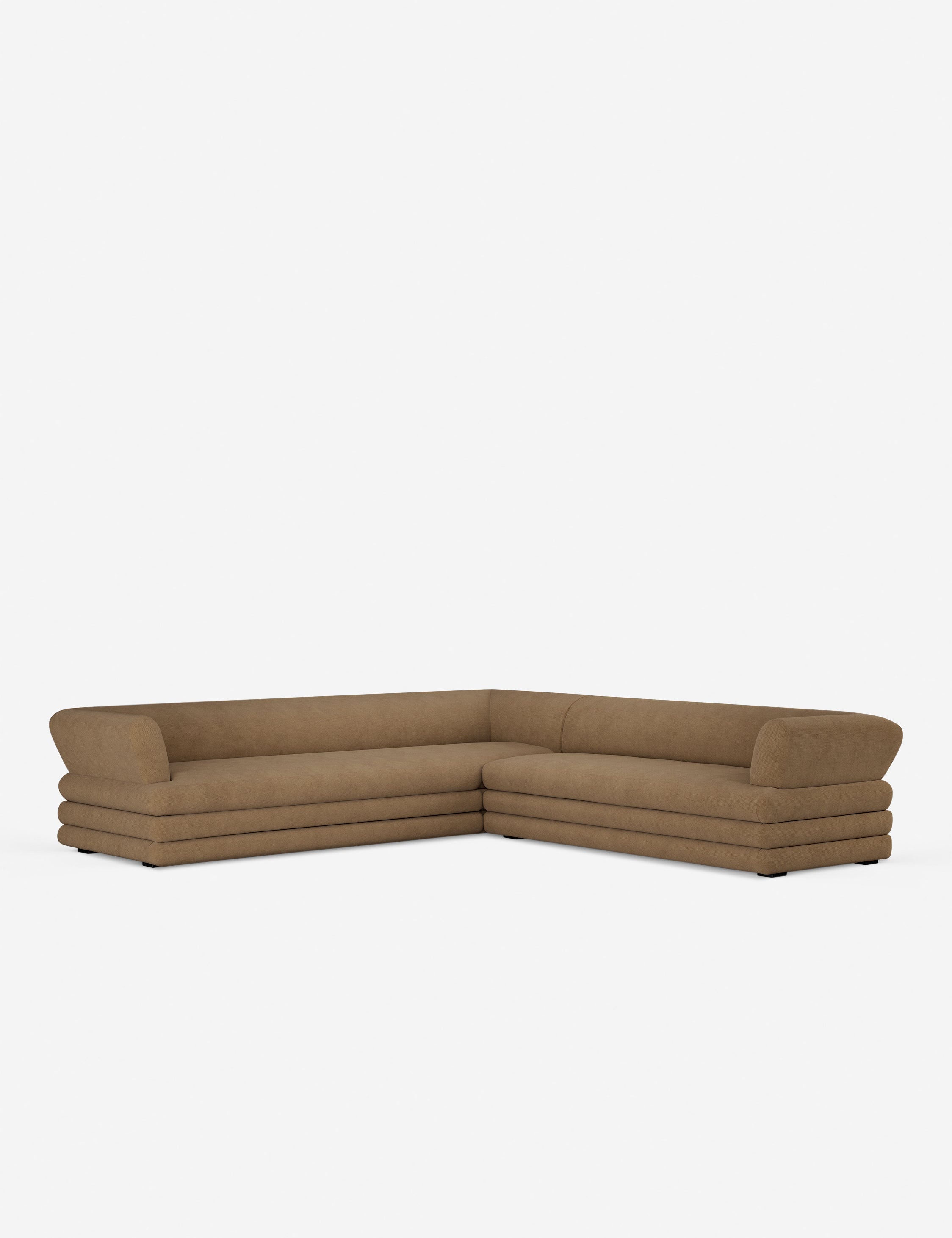 Babs Corner Sectional Sofa by Sarah Sherman Samuel | Modern L-Shaped Couch for Living Room, Lounge & Family Room | Comfortable & Stylish Home Furniture