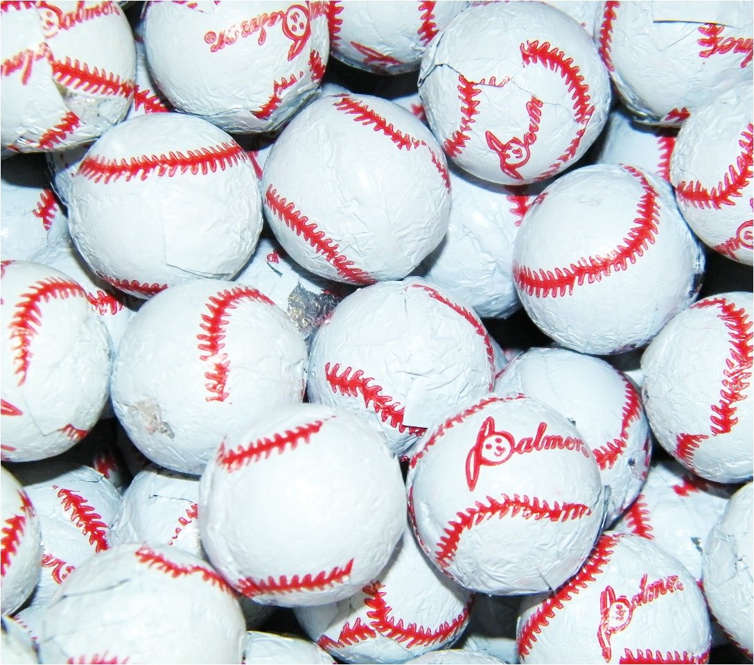 Premium 5lb Baseball Chocolate Balls - Bulk Candy for Sports Parties, Team Snacks & Baseball Game Treats