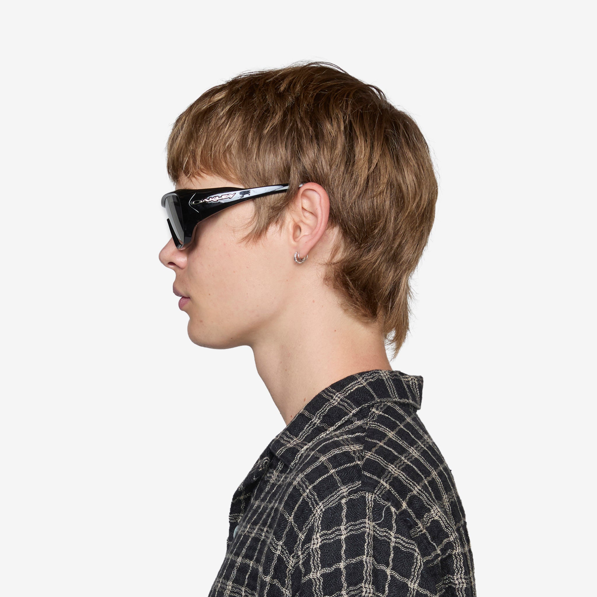 De La Salle Polished Black Sunglasses with Prizm Black Lens - Stylish UV Protection for Outdoor Sports & Driving