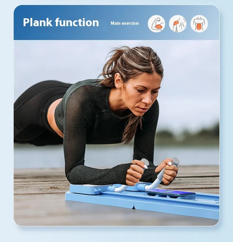 Multifunctional Fitness Board - Adjustable Balance Board for Core Training, Yoga & Home Workouts | Perfect for Stability Exercises, Physical Therapy & Gym Equipment