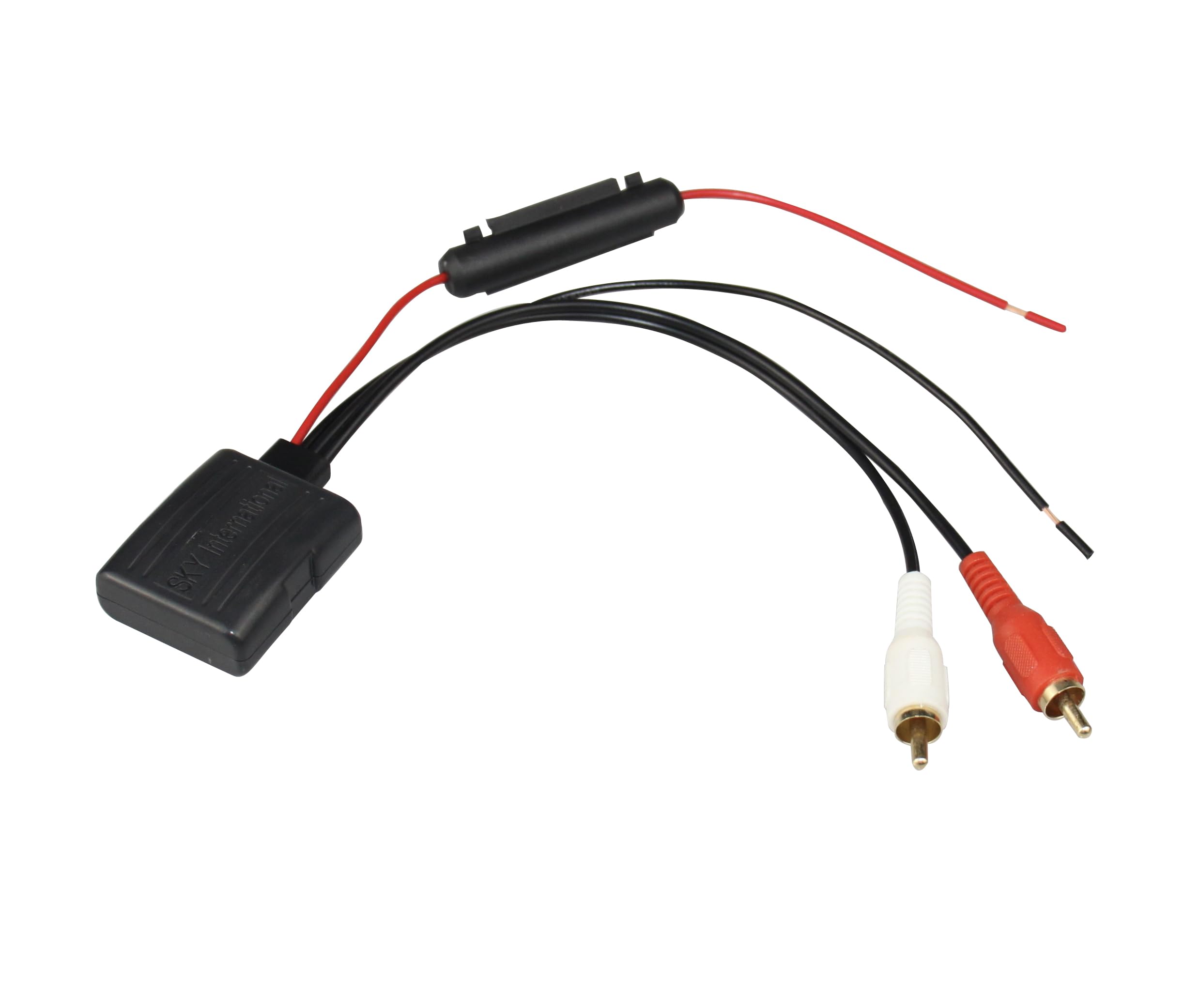 Wireless Bluetooth Audio Receiver Module for Car Stereo - 2 RCA Input Adapter, Hands-Free Music Streaming from Smartphones, Tablets & Bluetooth Devices | Perfect for Car Audio Upgrade & Wireless Music Playback