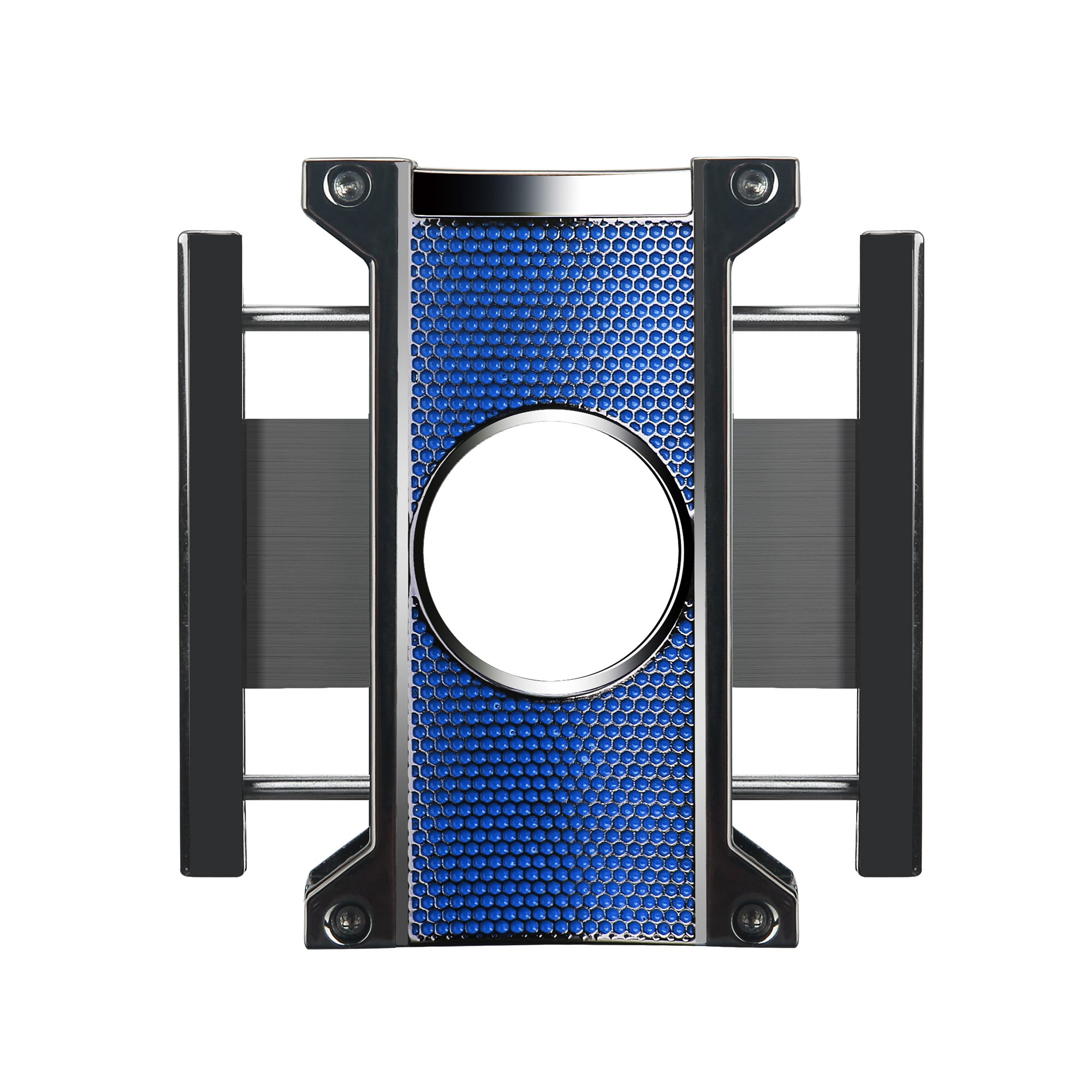 Premium Visol Ridge Cut Blue Cigar Cutter - Sharp Stainless Steel Blade for Perfect Cuts - Ideal for Cigar Enthusiasts & Special Occasions