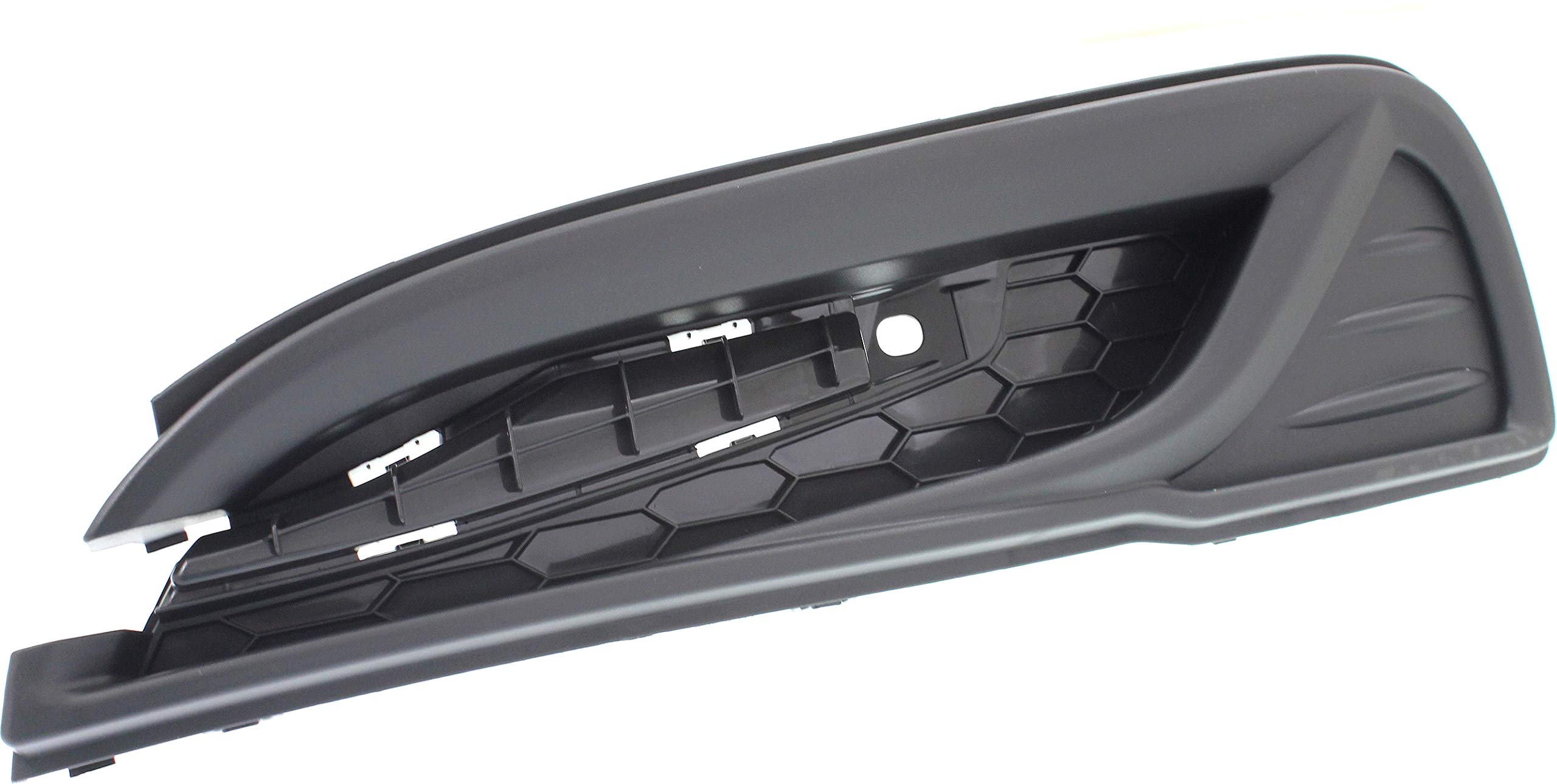 Evan Fischer Textured Black Fog Light Cover Compatible with Honda Civic 2013-2015 Sedan (Non-Hybrid) - Driver Side Front Replacement for Models Without Fog Lights | Durable Protection & Stylish Upgrade for Night Driving