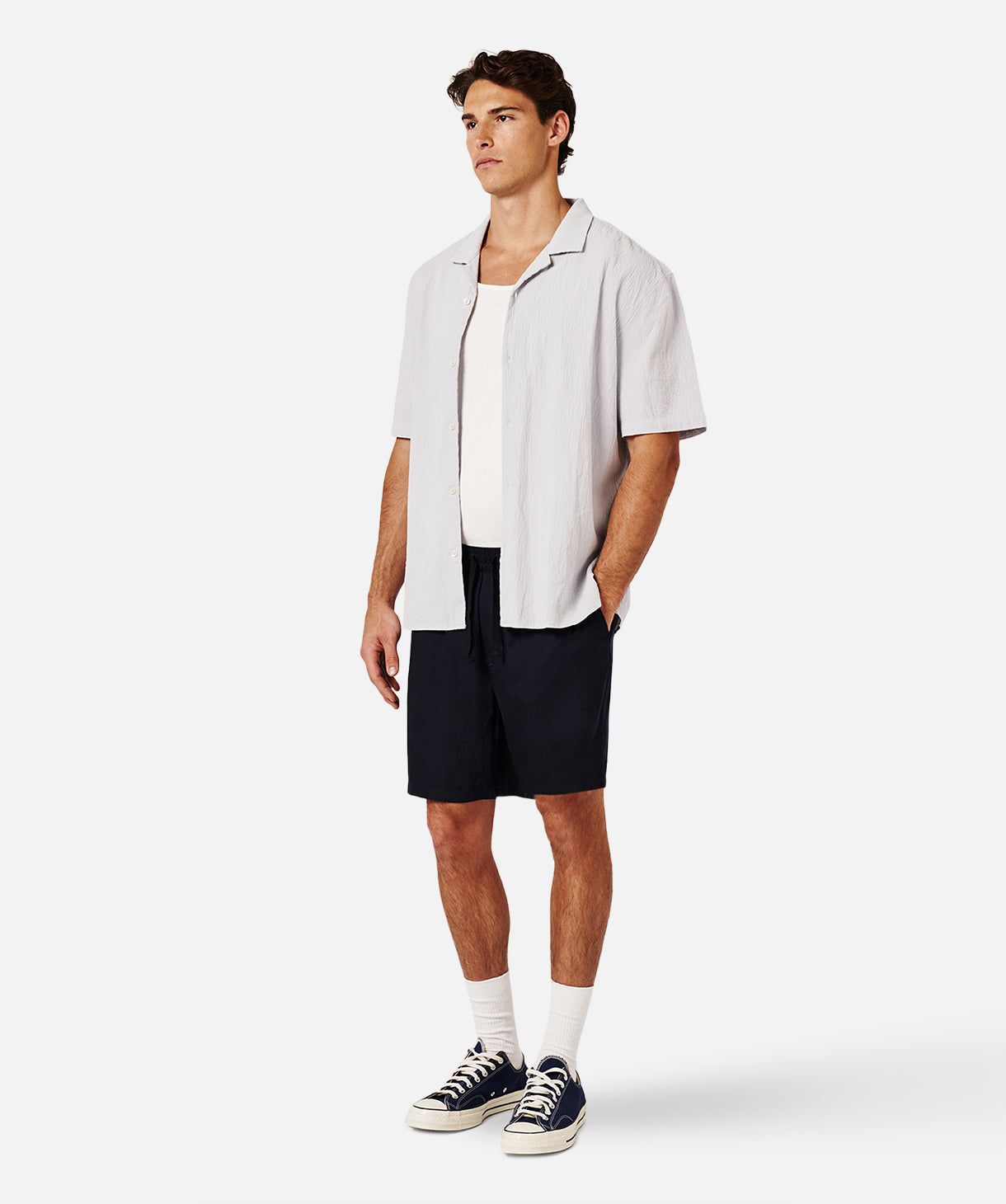 The Isle Short - Navy Blue Casual Shorts for Men | Comfortable & Stylish | Perfect for Summer, Beach, and Outdoor Activities