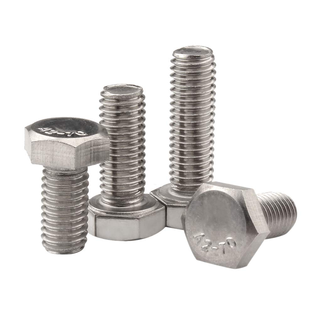 XFentech M4 Hex Head Bolts - Stainless Steel Screws (40pcs) for DIY & Furniture Assembly