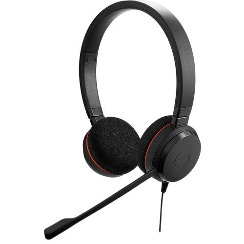 Evolve 20 Stereo Professional Headset for UC Unified Communications - Premium Office Headset with Noise Cancelling for Call Centers, Remote Work & Video Conferencing