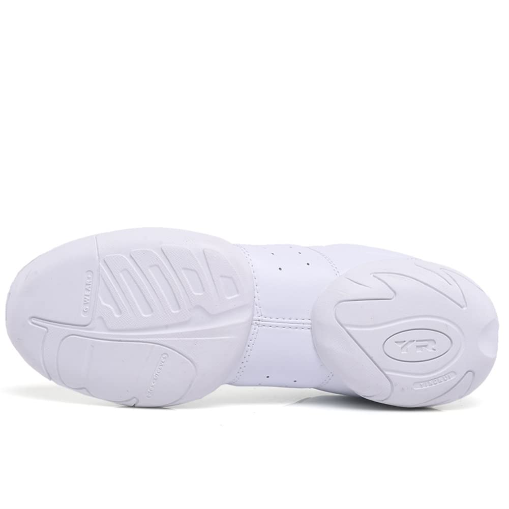 Girls Cheerleading Shoes - White Athletic Dance Sneakers for Competition & Performance | Perfect for Cheer, Dance, Gymnastics & Team Sports