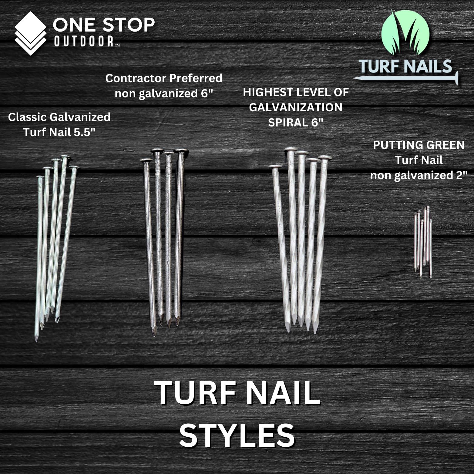 150-Pack 6-Inch Galvanized Steel Landscape Stakes - Heavy Duty Spiral Turf Nails for Artificial Grass, Garden Edging, Pavers, Timbers & Outdoor Projects - Perfect for DIY Lawn Installation & Yard Maintenance