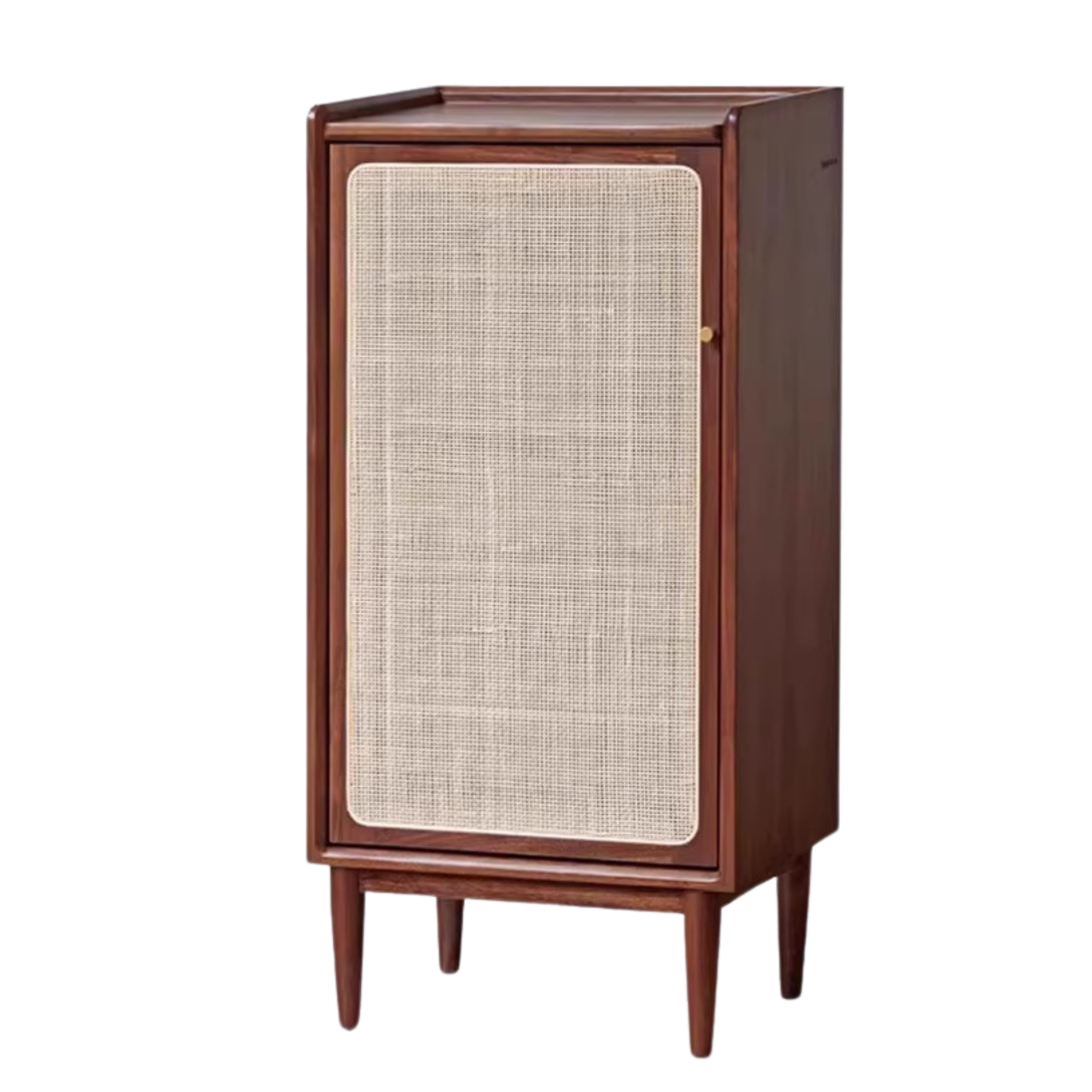 18.9x13.8x39.4 inch/ 48x35x100cm / Rich Dark Walnut color / Black walnut solid wood narrow shoe cabinet