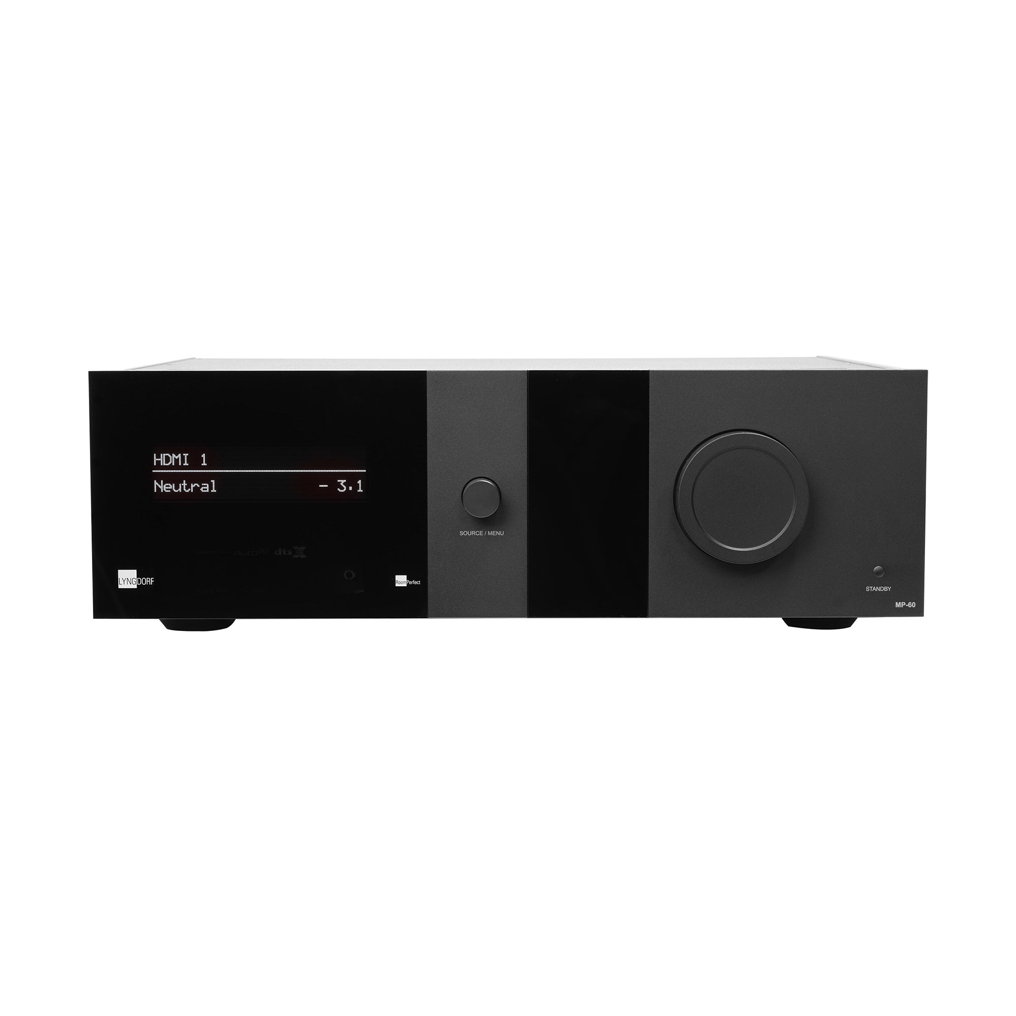 Lyngdorf MP-60 2.1 AV Processor with RoomPerfect Technology - Premium Home Theater Audio System for Movies & Music