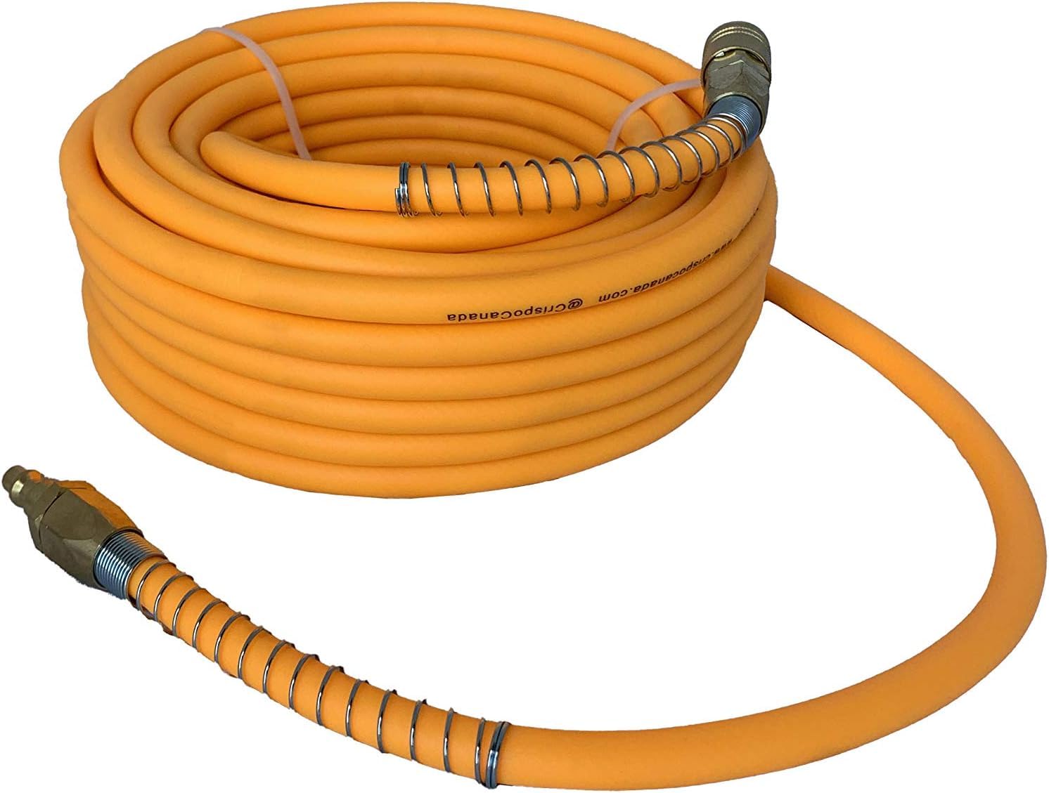 Crispo CRT0425 1/4-Inch x 25-Feet Air Hybrid Polymer Hose - Lightweight & Durable for Air Tools, Inflators & Pneumatic Systems - Perfect for Garages, Workshops & Construction Sites