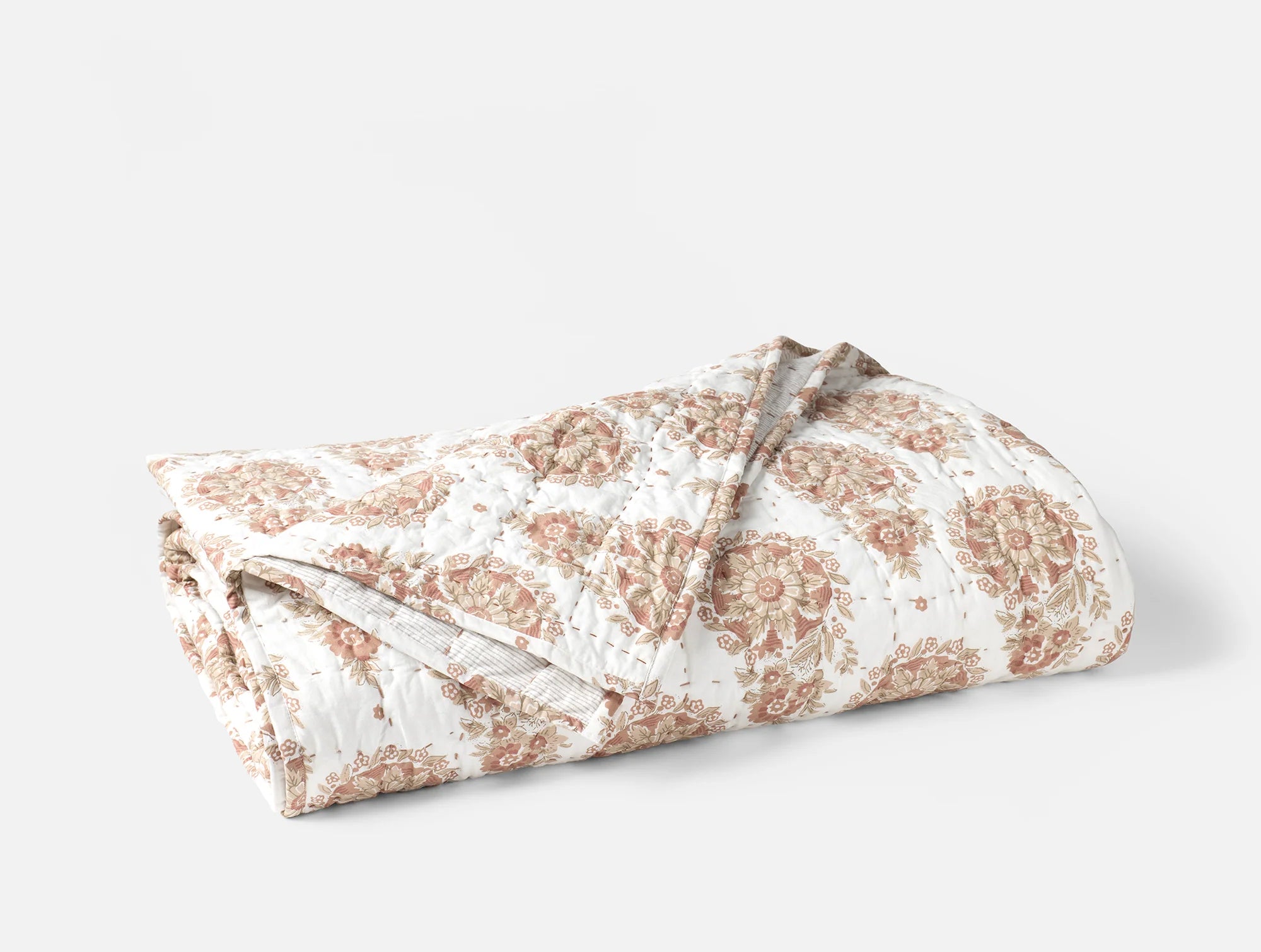 Handstitched Organic Cotton Quilt - Soft & Breathable Bedding for All Seasons | Perfect for Cozy Nights, Guest Rooms & Nursery Decor