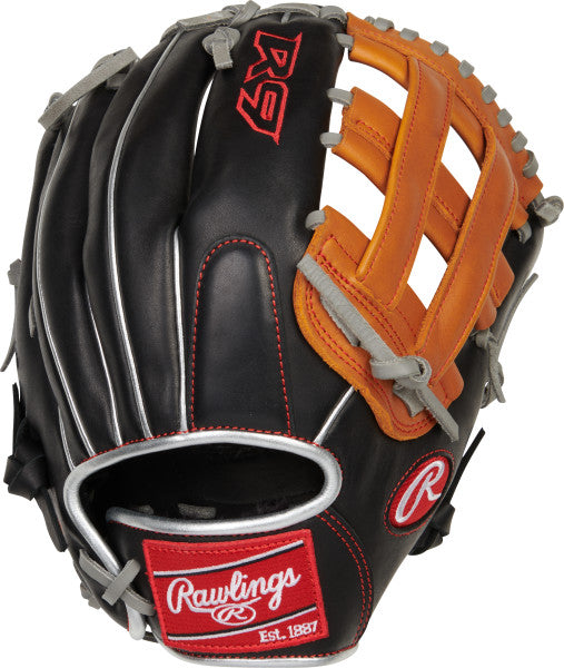 Rawlings R9120U 6BT Youth Contour Baseball Glove - 12 Inch Youth Baseball Mitt for Kids & Teens - Perfect for Little League, Training & Games