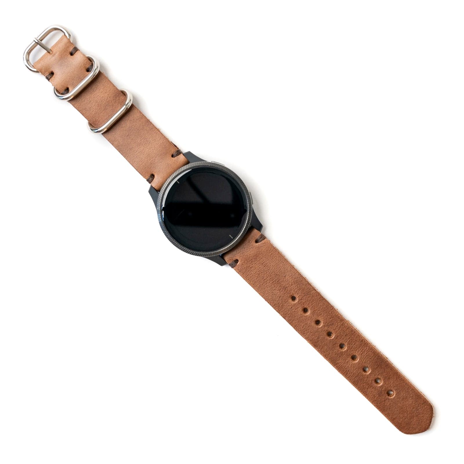 Premium Genuine Leather Replacement Watch Band for Garmin Smartwatches - Comfortable & Durable Strap for Fenix, Forerunner, Vivoactive Series - Perfect for Workouts, Running & Everyday Wear