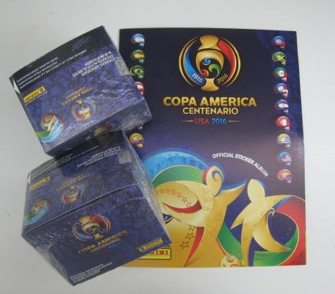 2016 Copa America Centenario Panini Sticker Collection - 100 Packs & Album with 500 Total Stickers for Soccer Fans & Collectors | Perfect for Completing Your Album or Gifting