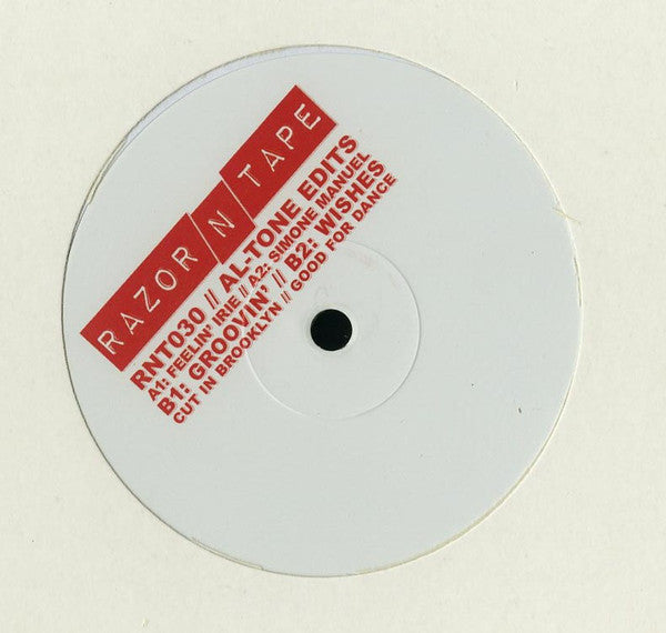 Al Tone Edits - Razor N Tape RNT030 Vinyl Record | DJ Mixing & Music Production | Perfect for House, Techno & Electronic Music Sets