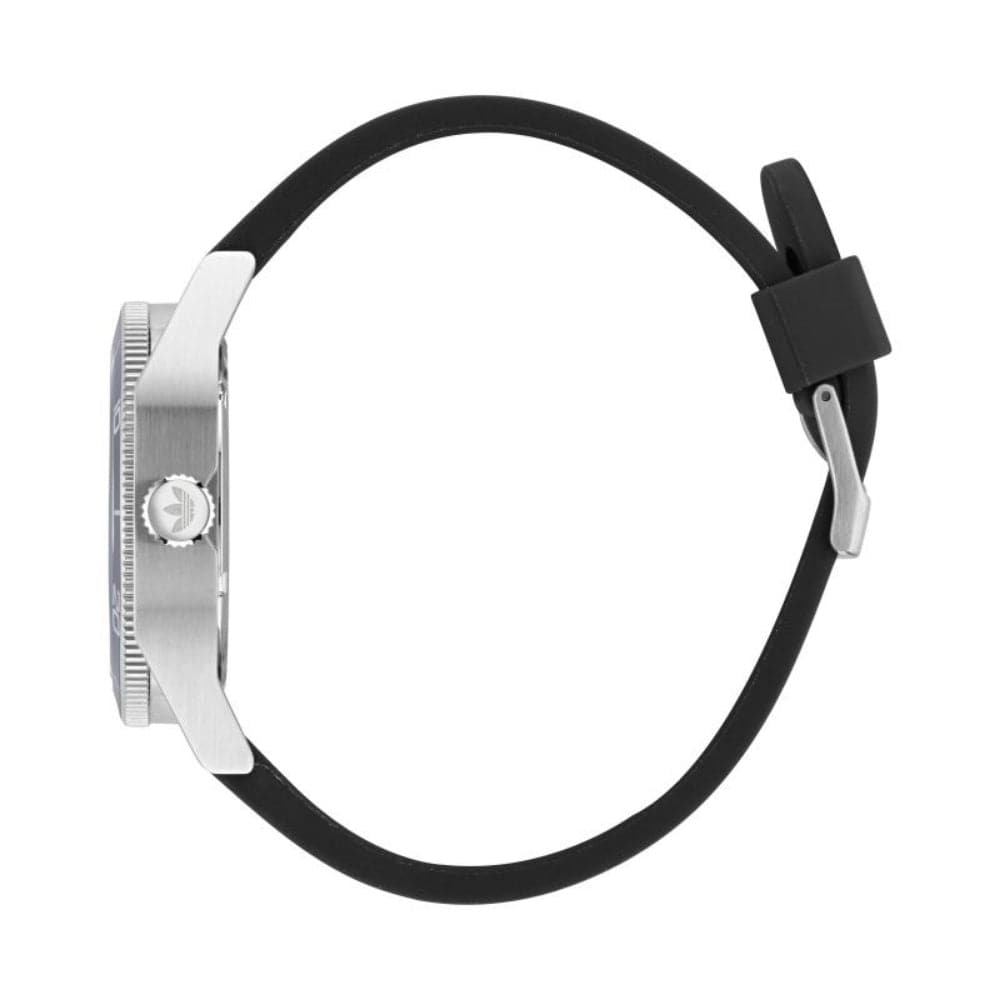 Adidas Originals Men's Watch with Green Dial & Black Rubber Strap - AOFH23008 | Sporty Casual Style for Everyday Wear, Gym & Outdoor Activities