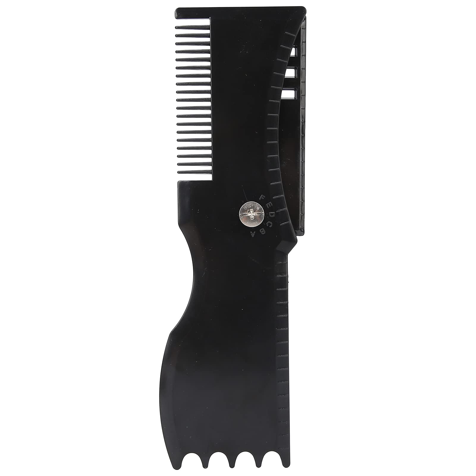 Professional Beard Shaping Tool for Men - Rotatable Beard Line Guide Template for Precise Styling, Edging & Grooming (Jaw, Cheek & Neck Line) | Perfect for Home Barbering & Salon Use