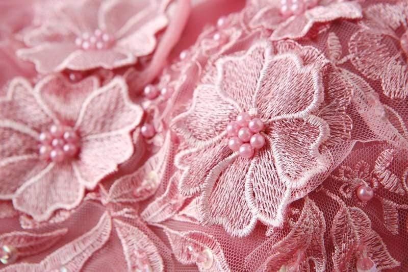 Elegant Pink Appliques Sweetheart Prom Dresses for Women - Perfect for Homecoming, Formal Dances & Special Occasions