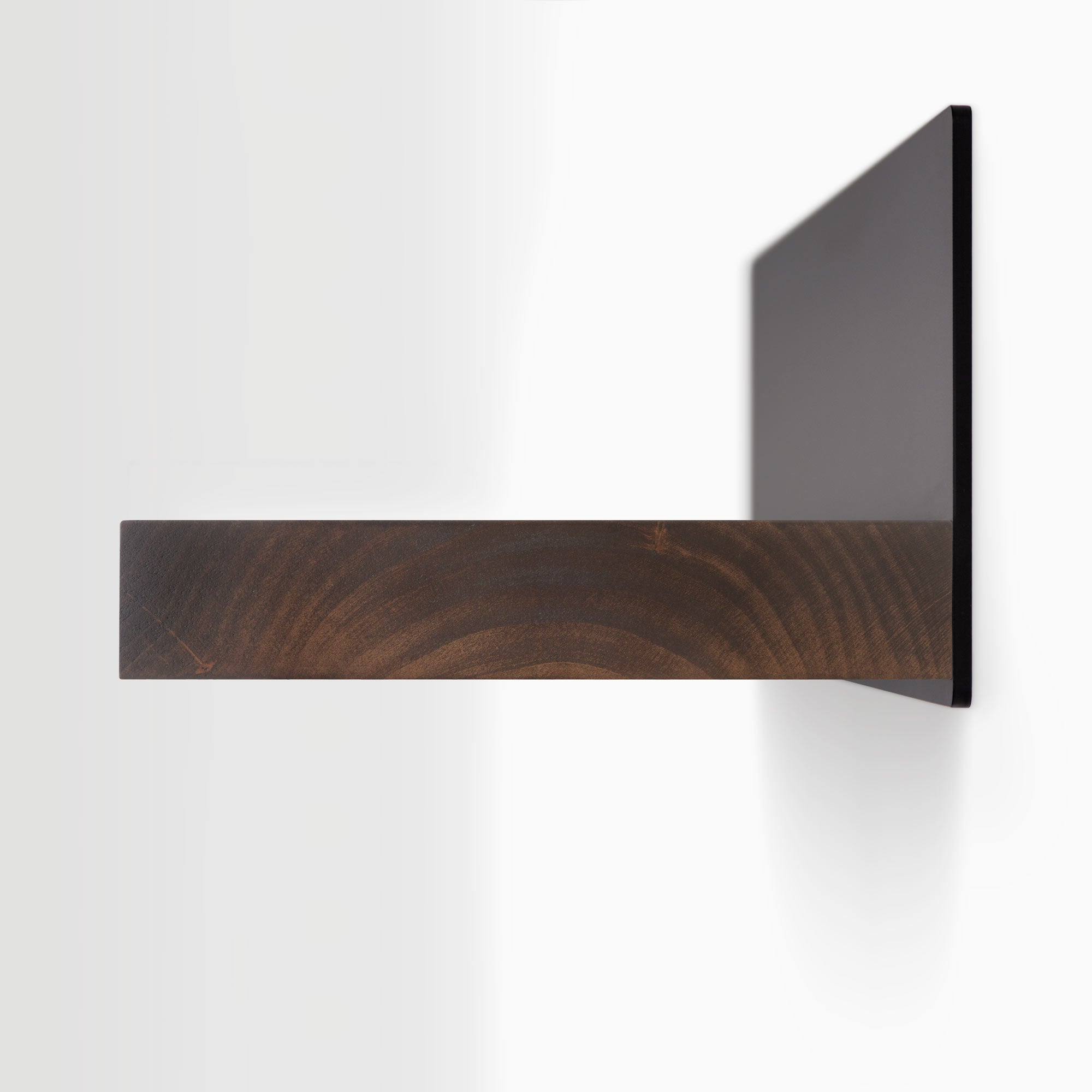 Skaksel Espresso Floating Shelf - Wall Mounted Wooden Shelf for Kitchen, Bathroom & Living Room - Perfect for Displaying Decor, Plants & Essentials