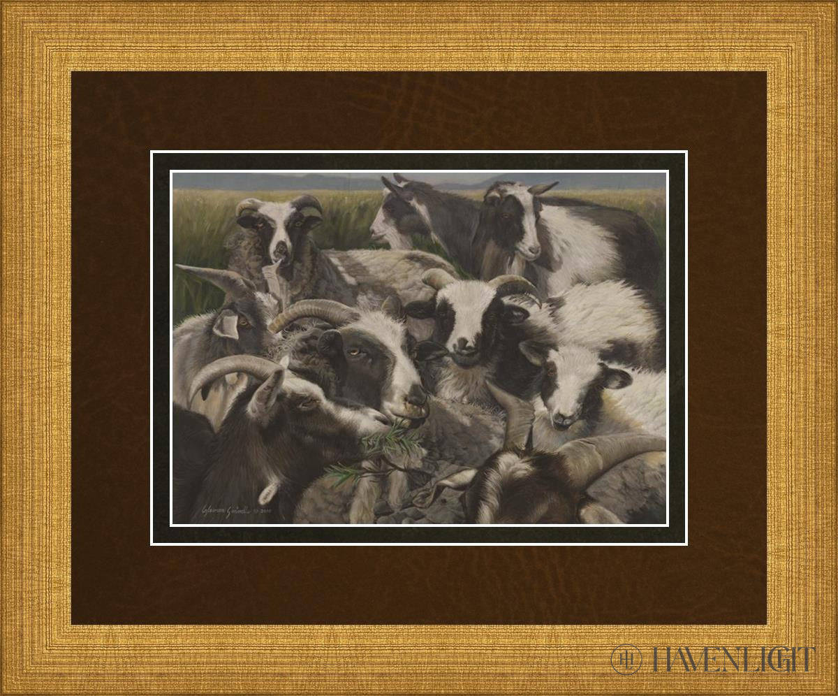 Liz Lemon Swindle Sheep and Goats Art Print - Beautiful Farm Animal Wall Decor for Home, Office, or Nursery