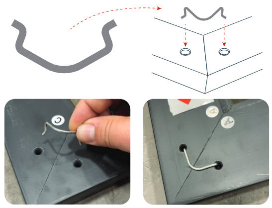 Decorative Spring Corner Braces for Premiere Picture Frames - Secure & Adjustable Frame Hangers for Wall Art, Photo Displays & Home Decor