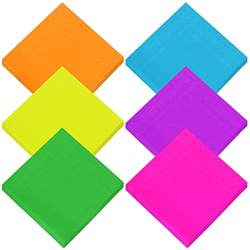 Fuschia, Apple Green, Tangerine, Blue, Purple, Yellow