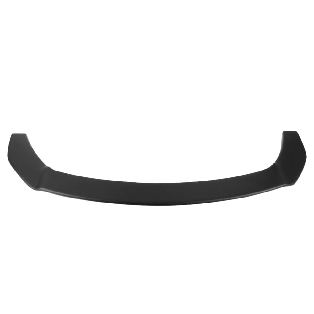 IKON MOTORSPORTS Front Splitter Lip & Rods for 2018-2019 Toyota C-HR - Matte Black Polypropylene Replacement Body Kit with Red Rods | Enhance Aerodynamics & Sporty Look for Street Racing & Car Shows