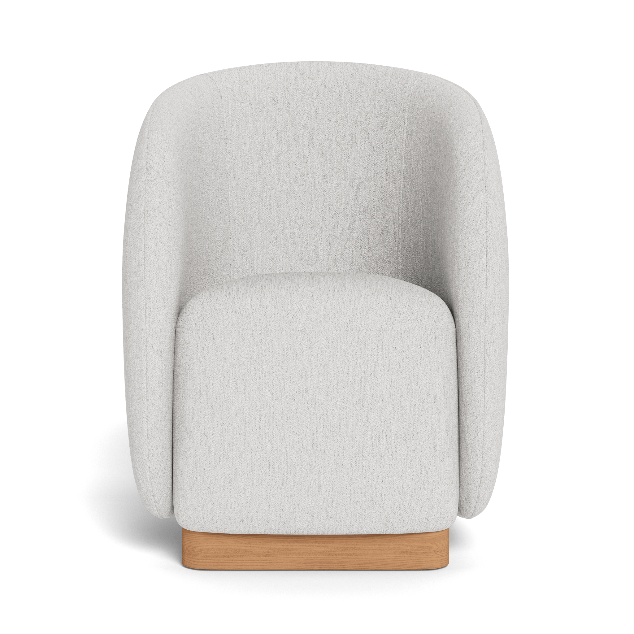 Como Modern Dining Chair - Mid Century Style Wooden Seat with Upholstered Cushion - Perfect for Kitchen, Dining Room & Breakfast Nook