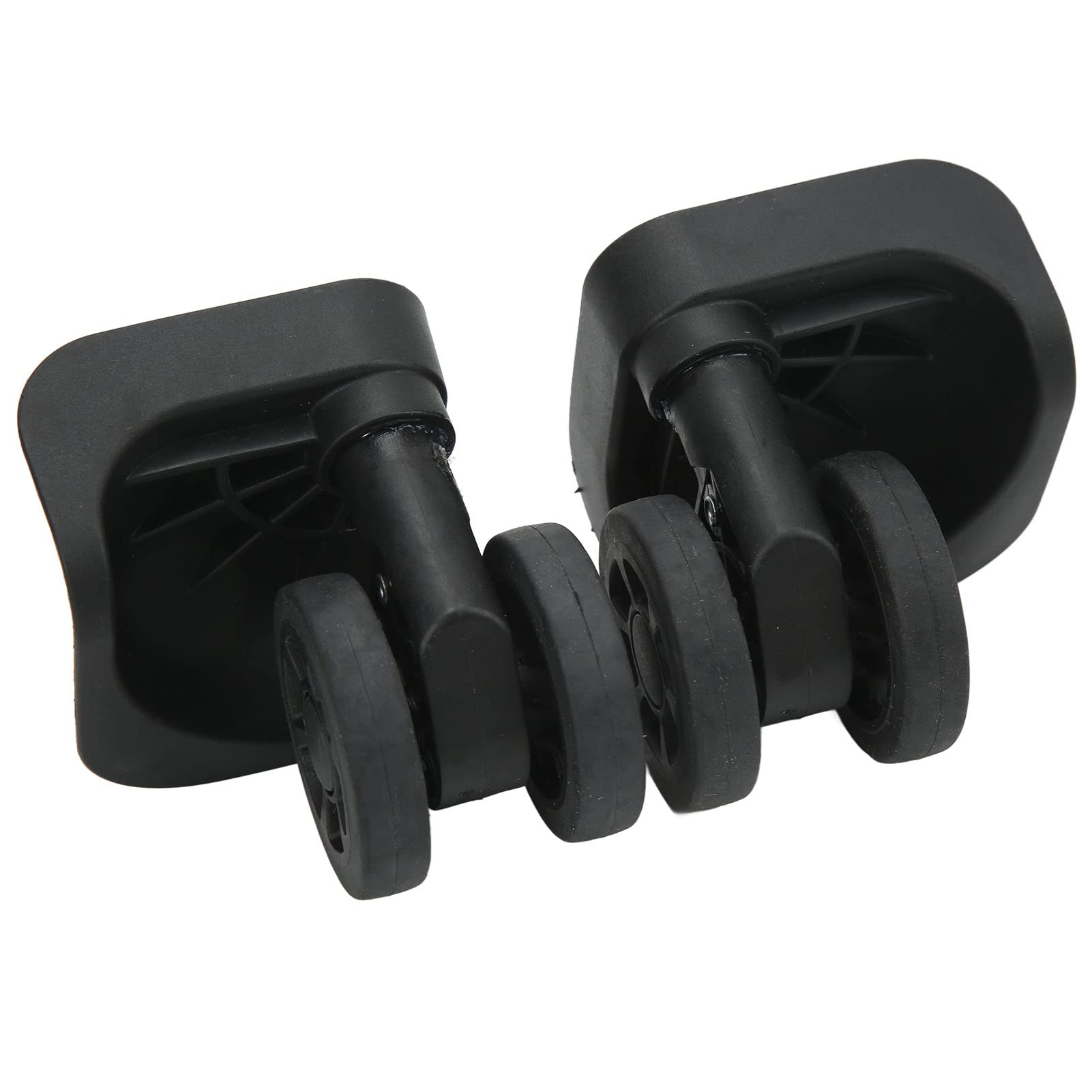 RTZY Universal Silent Swivel Wheels - Heavy Duty Nylon Luggage Casters for Smooth Rolling Suitcases, Carry-Ons & Travel Bags (1 Pair) - Perfect for Airports, Hotels & Business Trips
