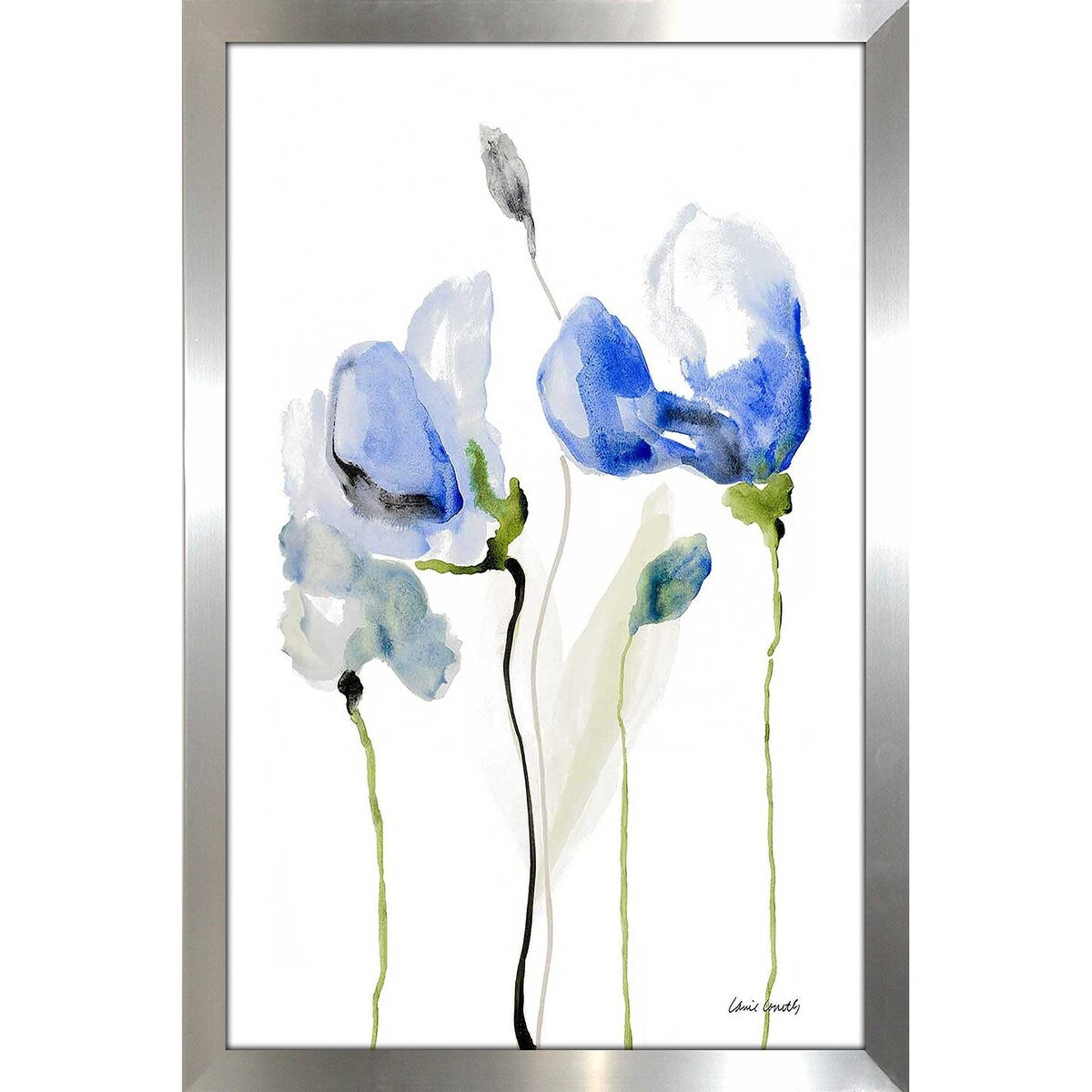 All Poppies II by Lanie Loreth - Vibrant Floral Acrylic Wall Art Print - Perfect for Living Room, Bedroom & Office Decor