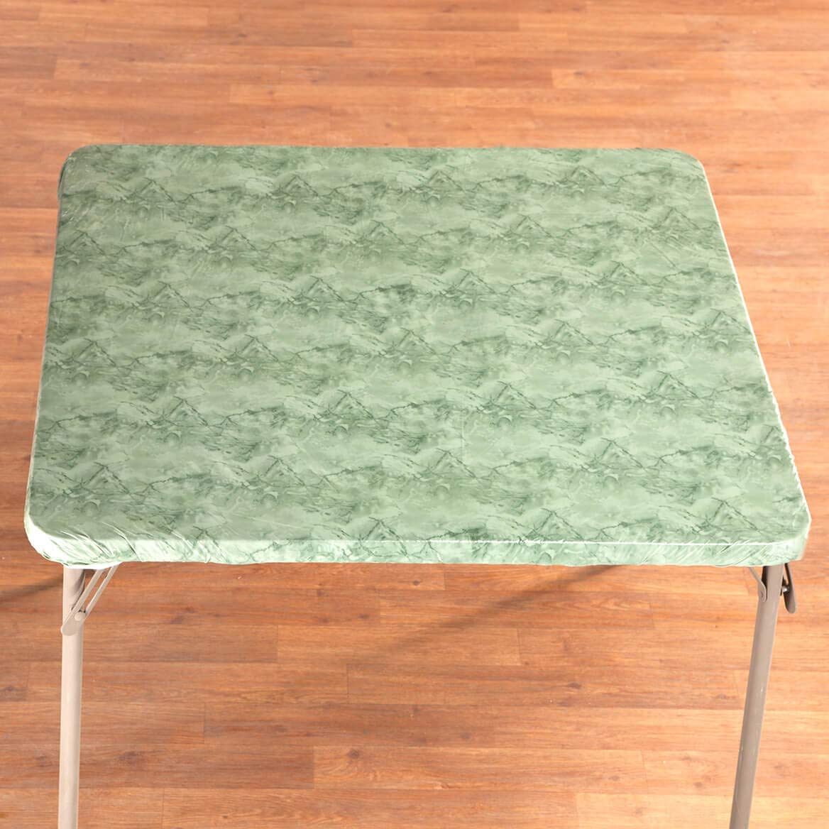 Premium Marble Vinyl Elasticized Banquet Tablecloth - Waterproof & Stain-Resistant - Perfect for Weddings, Parties, and Events - Fits 6ft & 8ft Tables