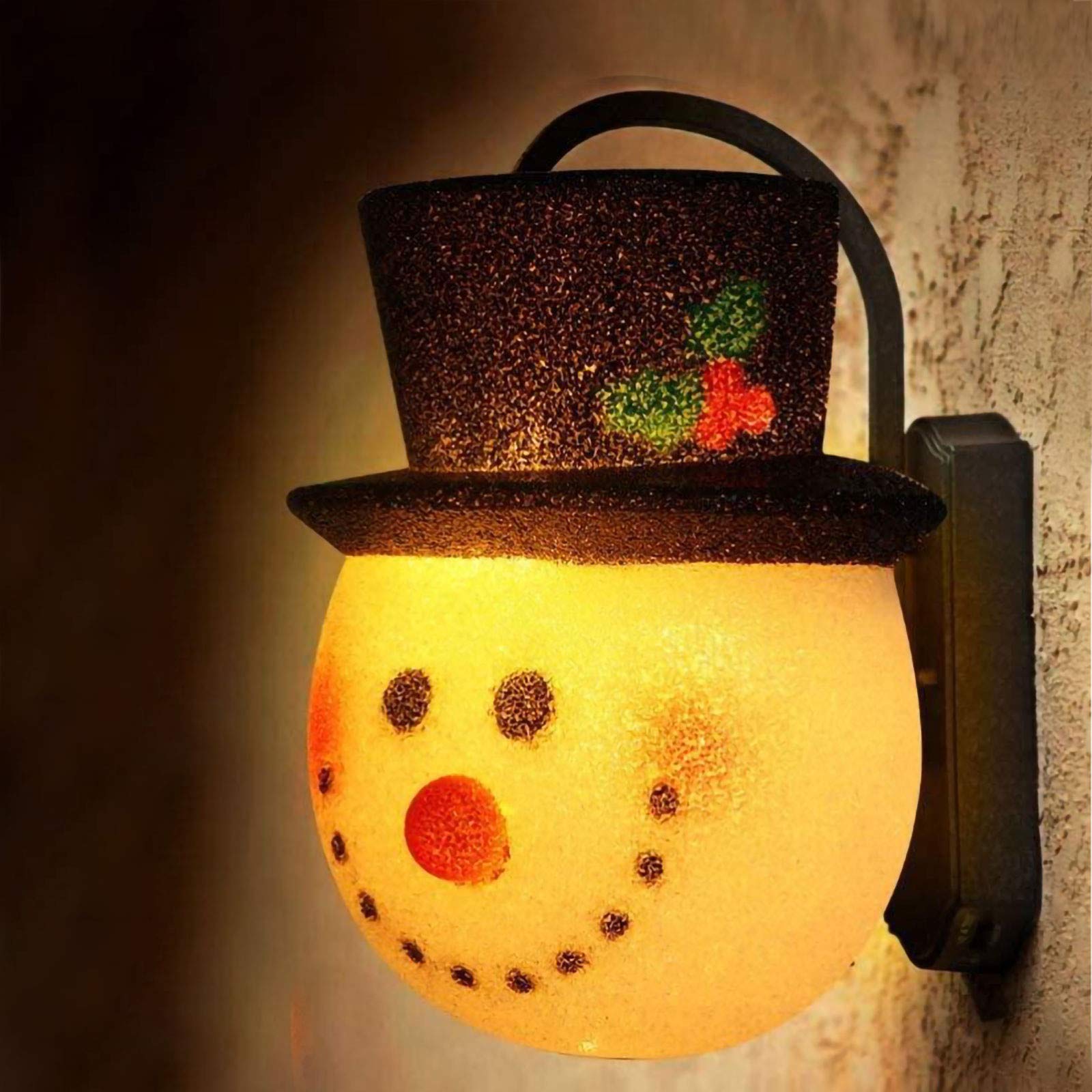 2 Pack Snowman Christmas Light Covers - Outdoor Porch & Garage Decorations for Holiday Season | Waterproof & Durable for Large Light Fixtures | Perfect for Front Door, Yard, and Patio Decor