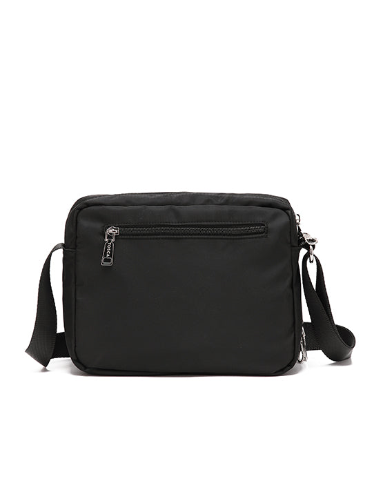 Tosca TCA952 Anti Theft Shoulder Bag for Women - Secure RFID Blocking Crossbody Purse with Adjustable Strap, Perfect for Travel, Commuting & Shopping (Black)