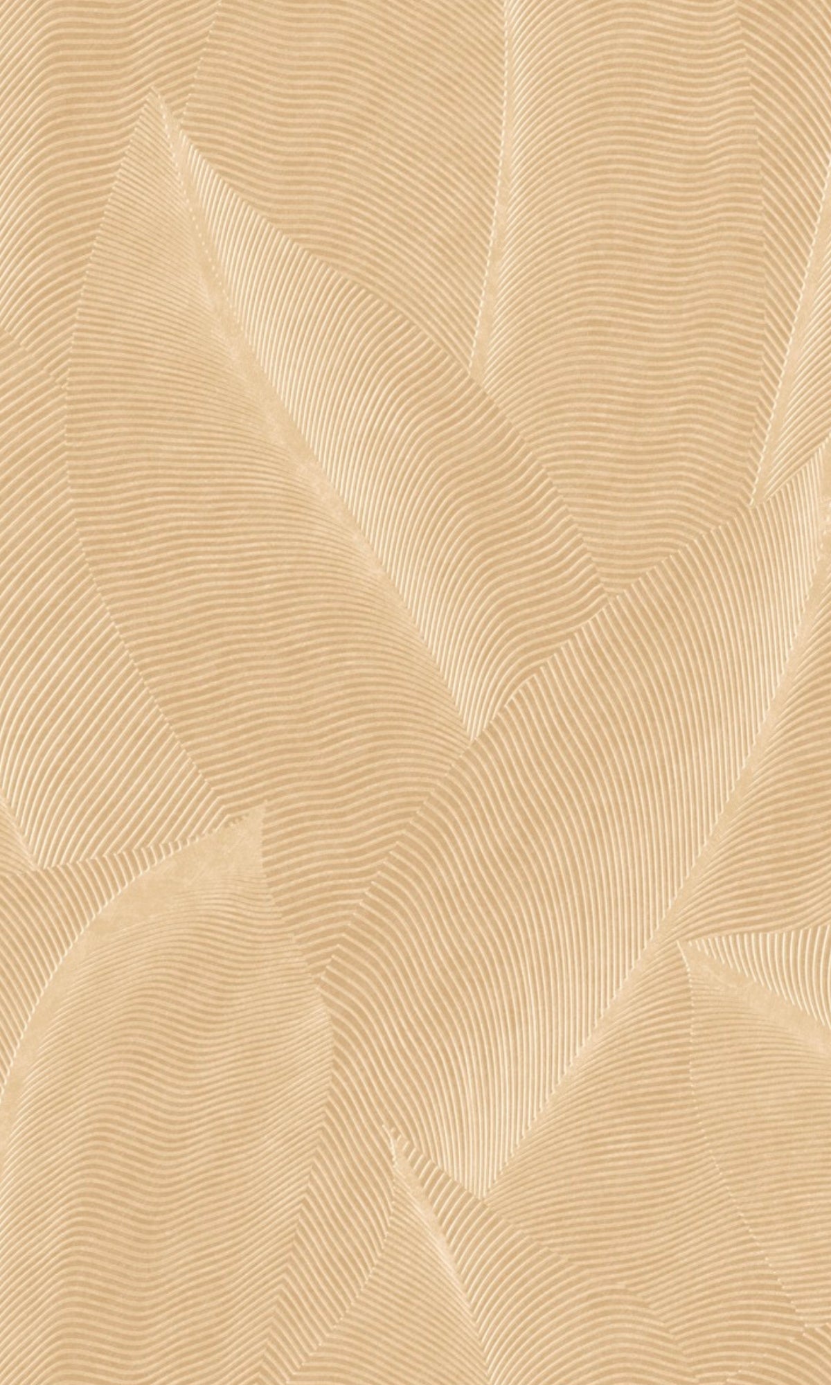 Beige Bold Digital Leaf Wallpaper R9030 - Modern Peel & Stick Wallpaper for Living Room, Bedroom, and Office Decor