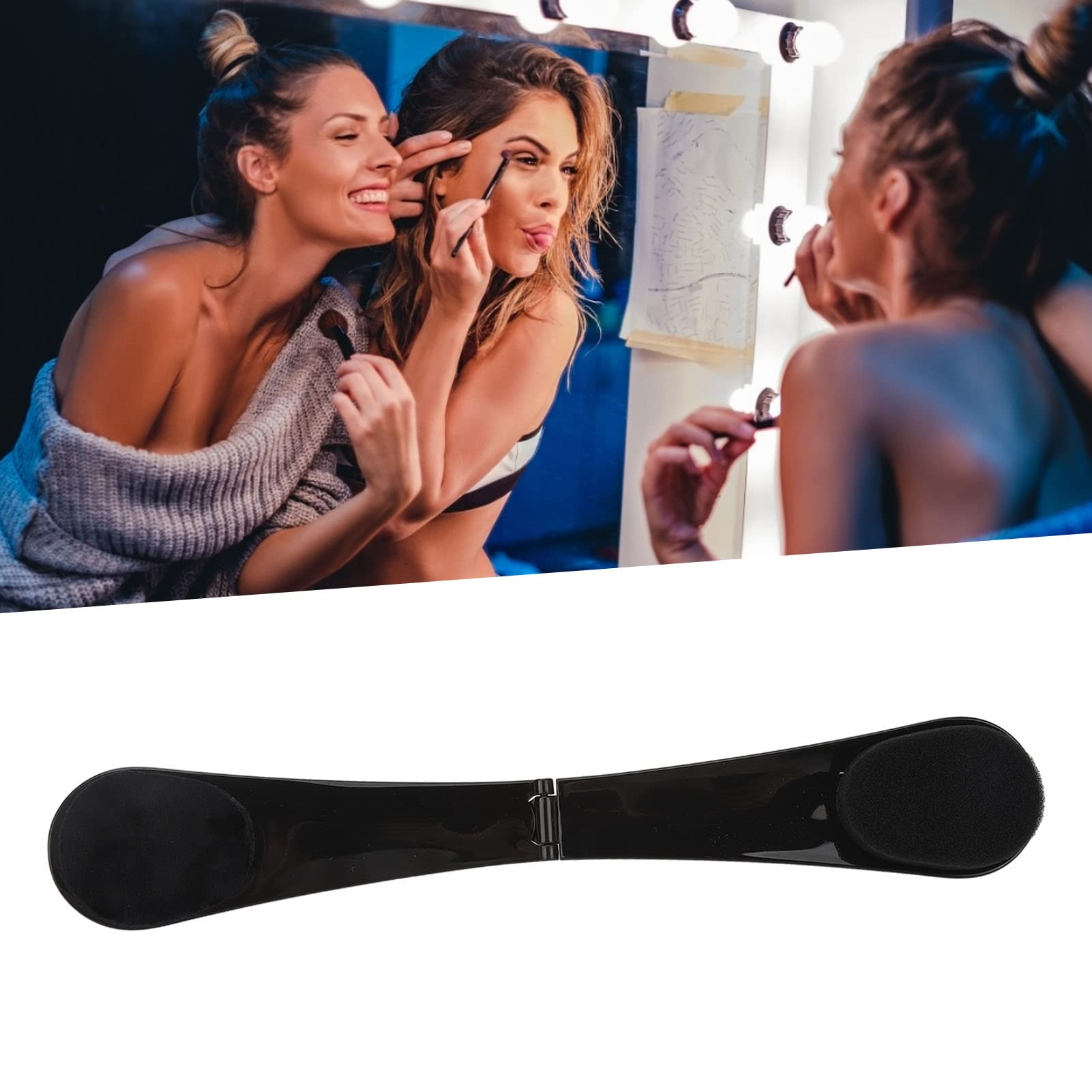 Black Folding Self Tanning Back Applicator for Even, Glowing & Streak-Free Tan | Perfect for Hard-to-Reach Areas & At-Home Tanning