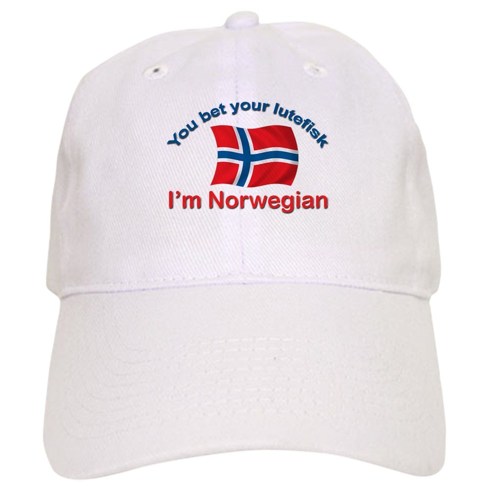 Norwegian Lutefisk Baseball Cap - Adjustable for Outdoor & Sports