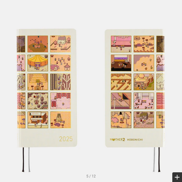 Hobonichi Techo 2025 MOTHER: Smiles & Tears Weeks Hardcover Planner - Weekly Horizontal Layout, January Start, Monday Start, English Edition - Perfect for Work, School & Personal Organization