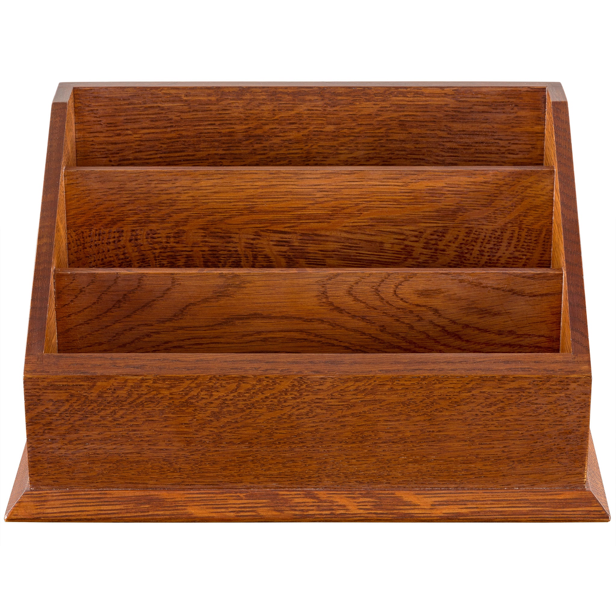Premium Wooden Desk Organizer with 5 Compartments - Stylish Office Desk Accessory for Pens, Pencils, Scissors & More - Perfect for Home Office, Study Desk, or Workspace Organization