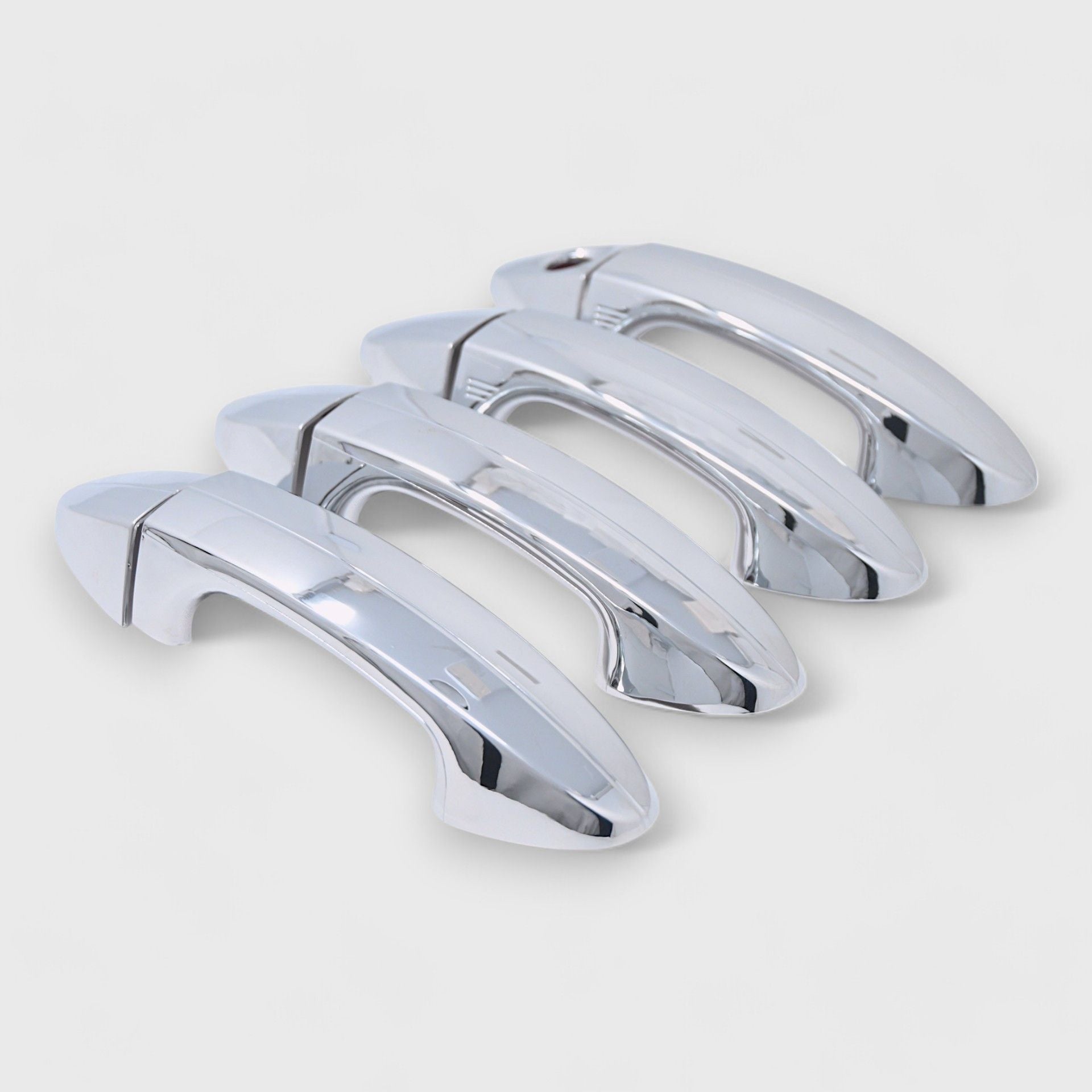 DH327 Chrome Door Handle Cover with Keyless Sensor - Secure & Stylish Upgrade for Home, Office, and Commercial Buildings
