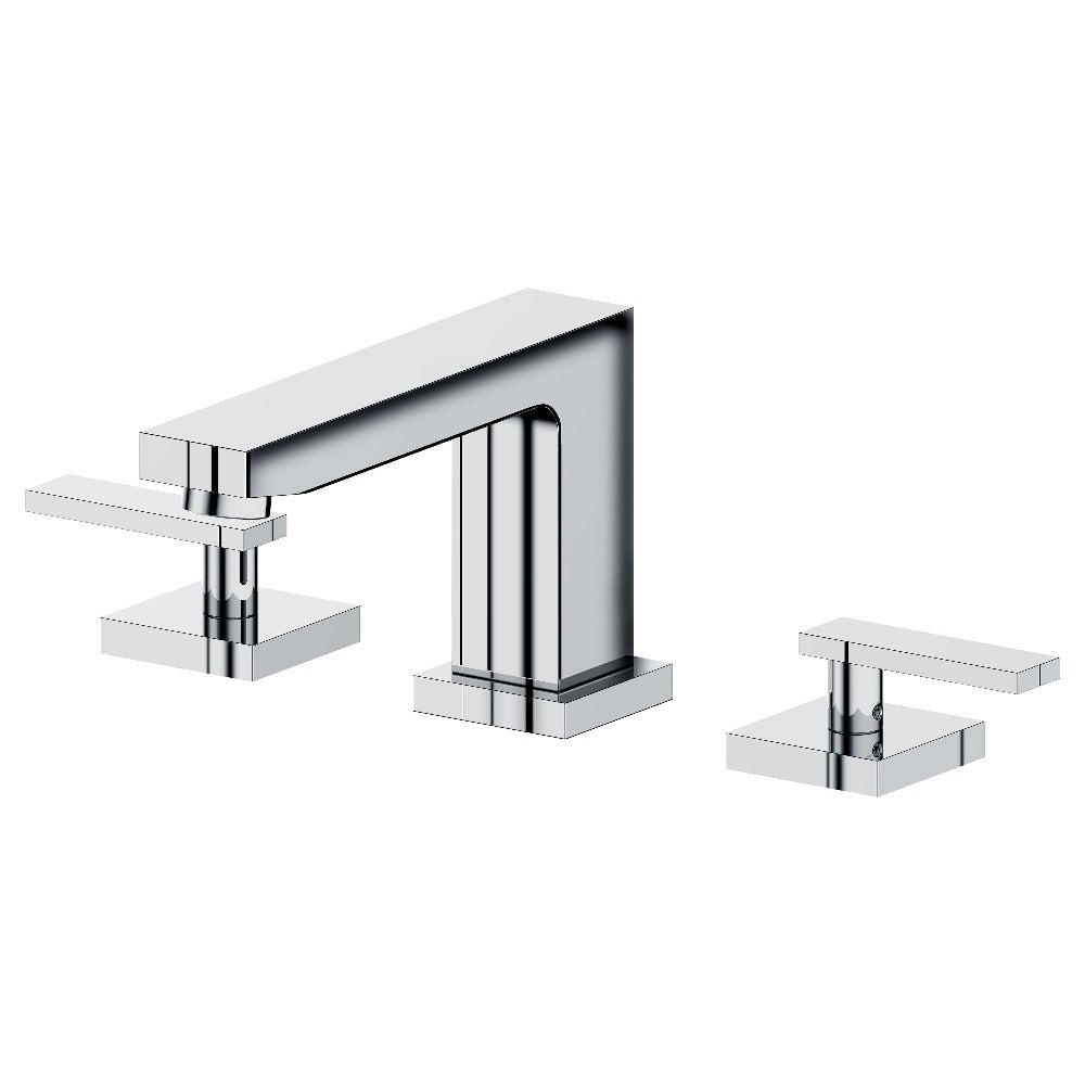 ZLINE Crystal Bay Widespread Bathroom Faucet in Chrome Finish - Modern 8