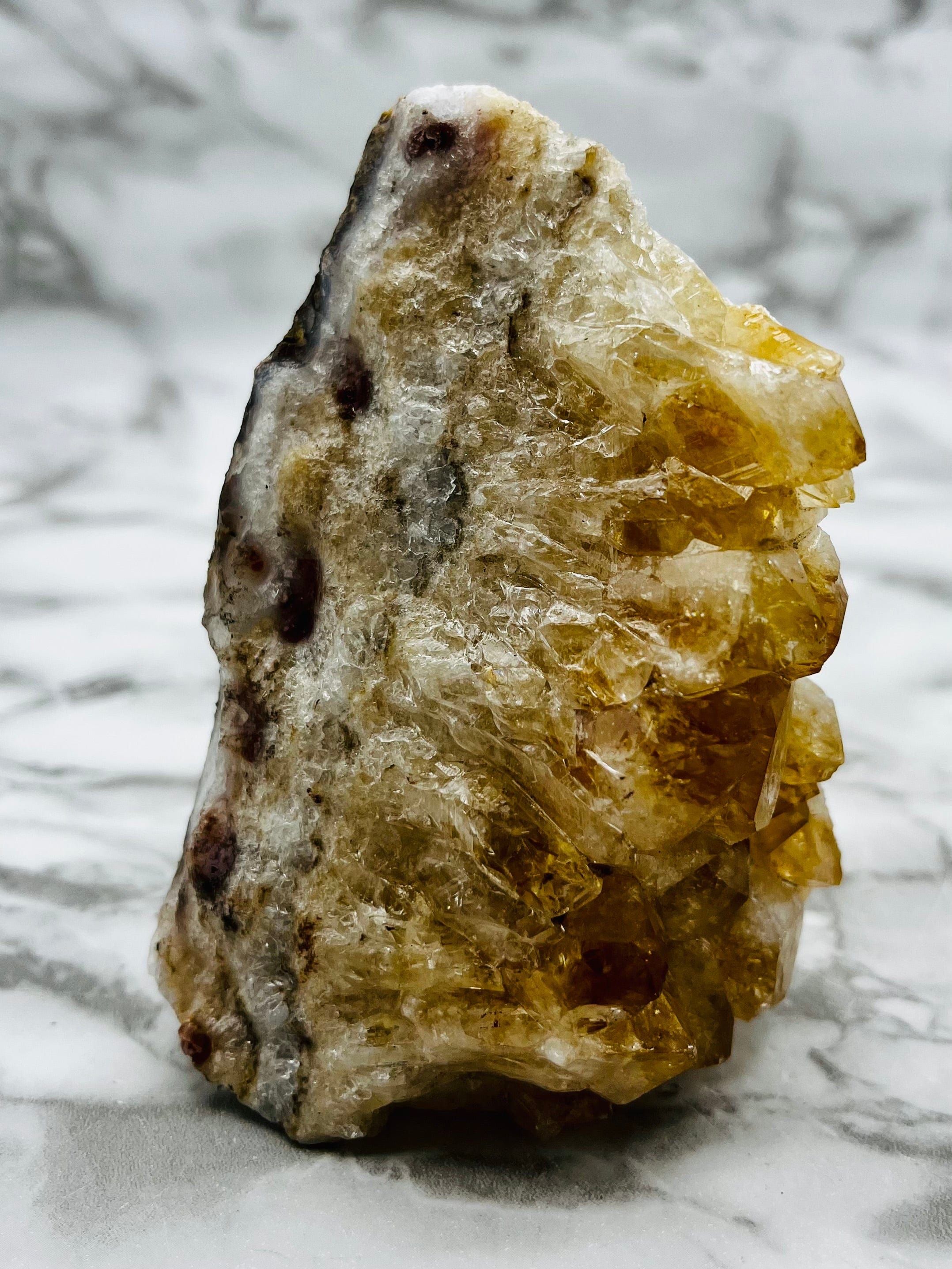 Natural Citrine Crystal Cluster - 31g Raw Citrine Stone for Healing, Meditation & Home Decor | Positive Energy, Spiritual Growth & Feng Shui Use