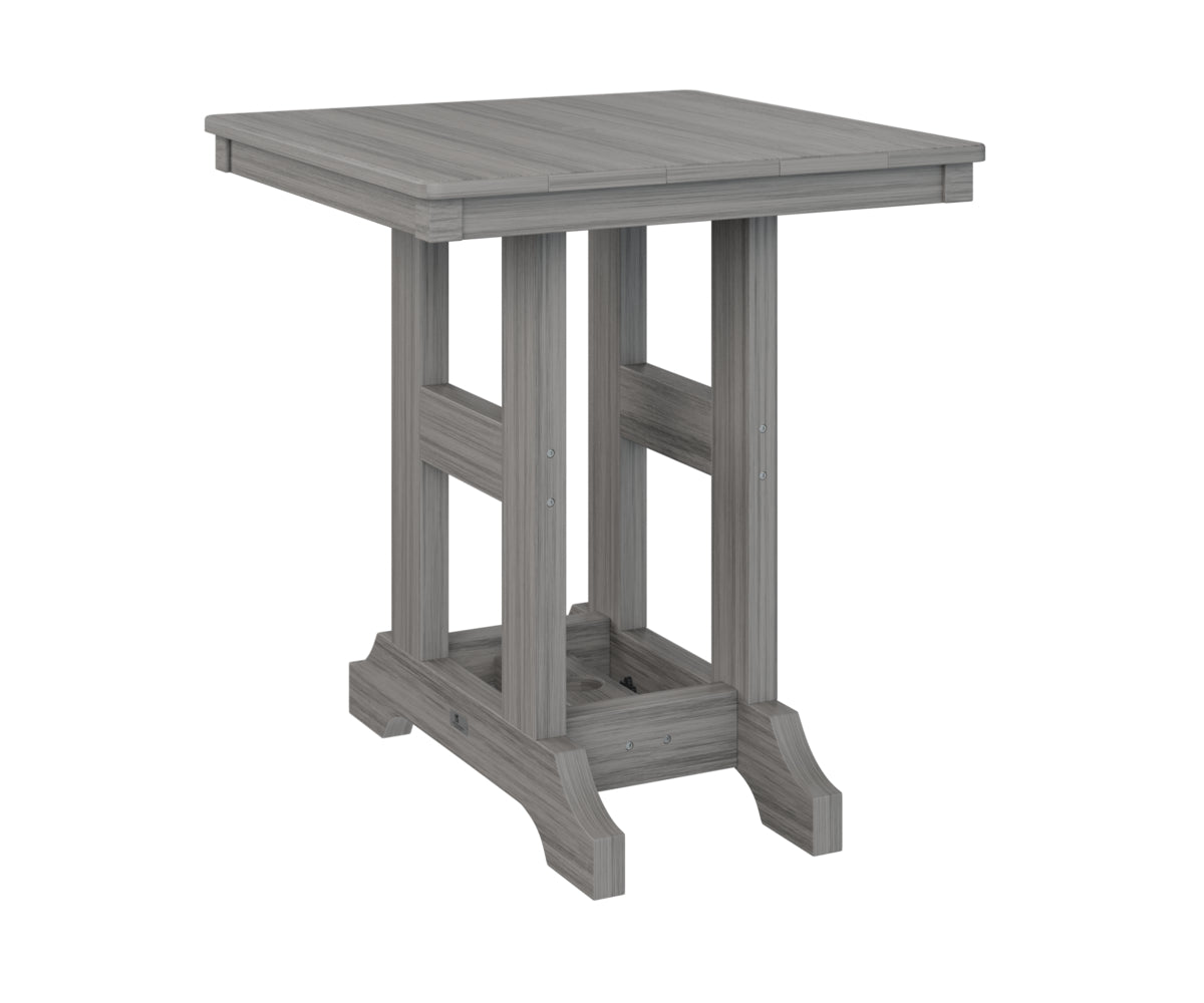 Berlin Gardens Garden Classic 28 Inch Square Table - Counter Height Outdoor Dining Table for Patio, Deck, and Backyard Gatherings