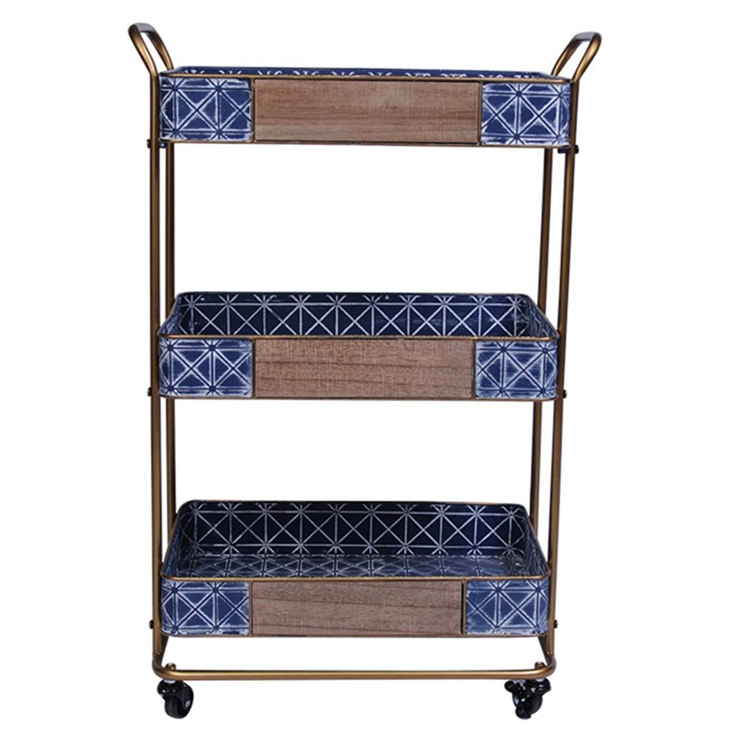 3-Tier Wrought Iron Floor Standing Plant Stand for Succulents & Flowers - Decorative Rectangular Shelf for Home, Garden, or Office Decor - Indoor/Outdoor Use