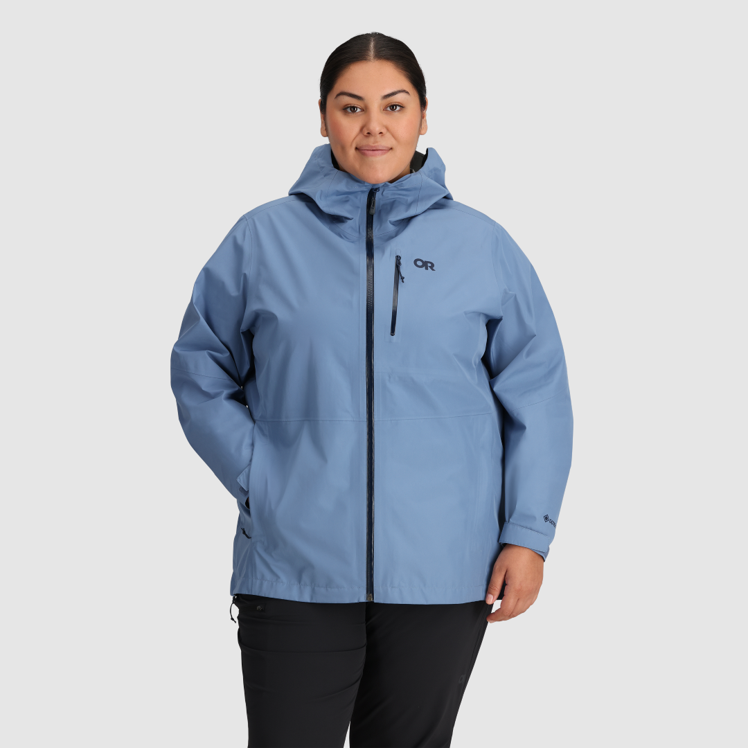 Aspire II Jacket for Women - Lightweight Waterproof Windbreaker with Hood - Perfect for Hiking, Running & Outdoor Activities