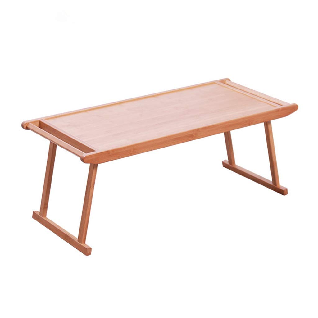 Japanese Folding Coffee Table - Low Floor Table for Tatami, Picnic & Bay Window - Portable & Space-Saving (Beige, 96x43x39cm) - Perfect for Small Spaces, Tea Ceremonies & Outdoor Gatherings