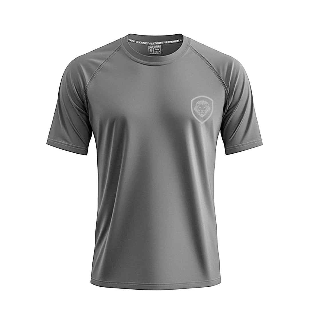 Future Looks Bright Grey Performance Short Sleeve T-Shirt - Moisture Wicking Activewear for Gym, Running & Outdoor Activities