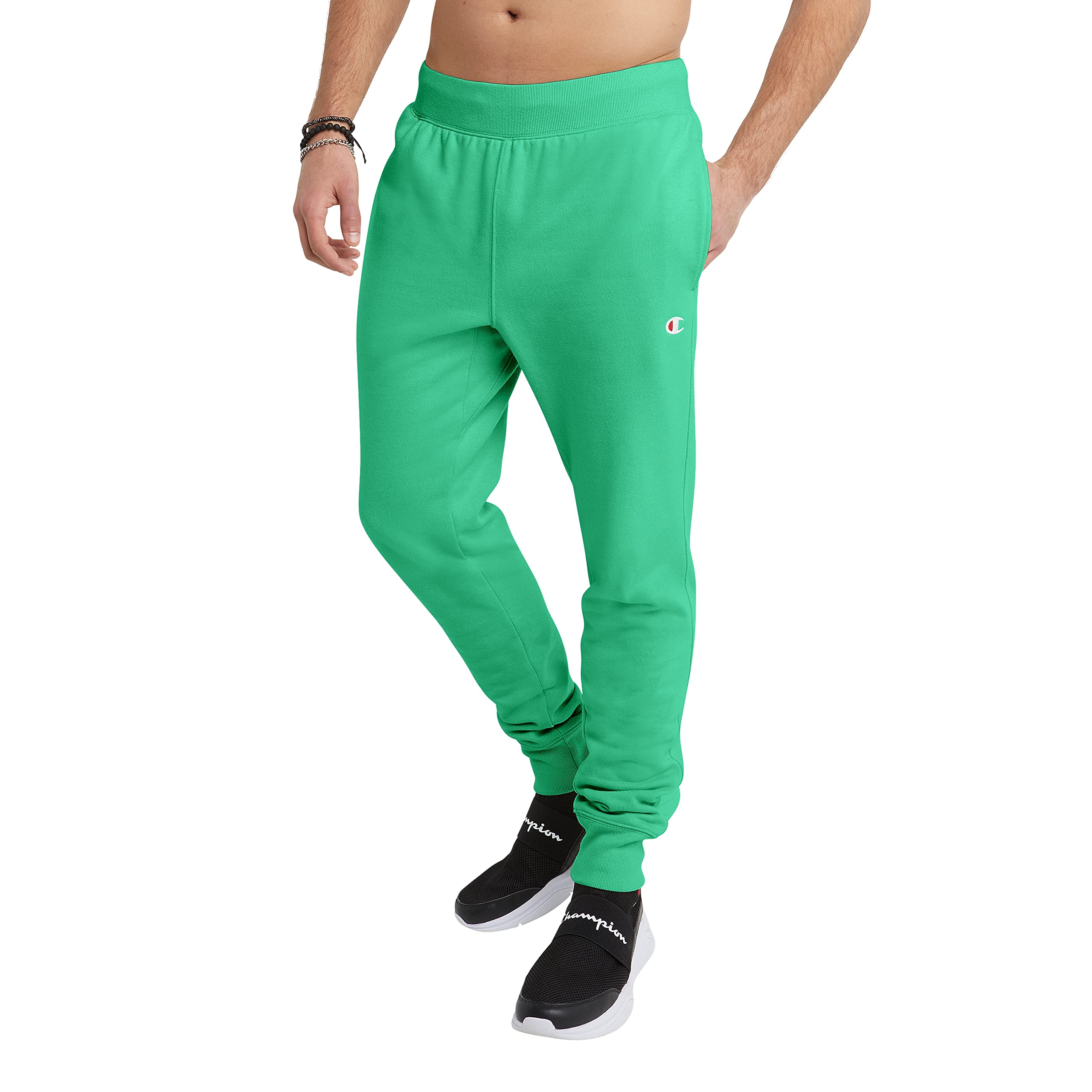 Champion Men's Reverse Weave Sweatpants with Pockets - Comfortable Lounge Pants & Joggers for Men (30.5